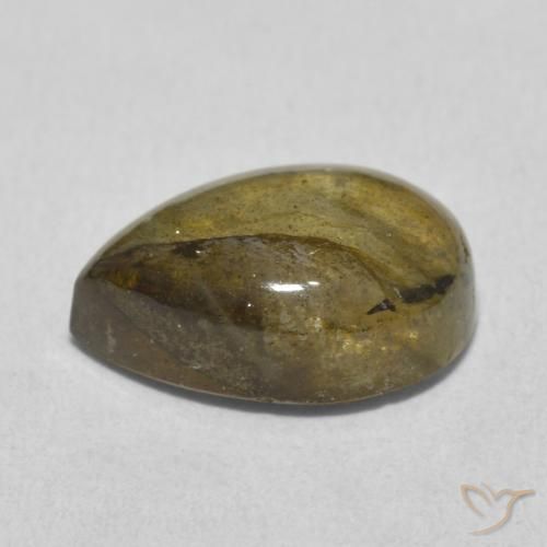Labradorite Multicolore naturale da 5.98 ct, Forma a pera, Traslucido