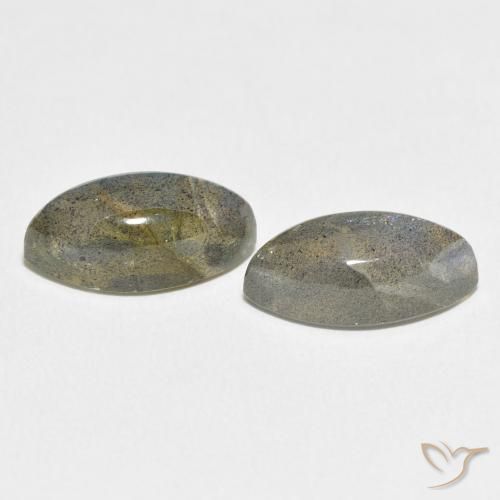 Gemme di Labradorite Multicolore naturale da 7.94 ct, Taglio marquise, Traslucido