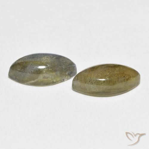 Gemme di Labradorite Multicolore naturale da 7.33 ct, Taglio marquise, Traslucido