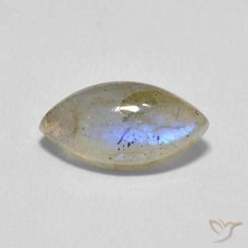 Labradorite Multicolore naturale da 2.52 ct, Taglio marquise, Traslucido