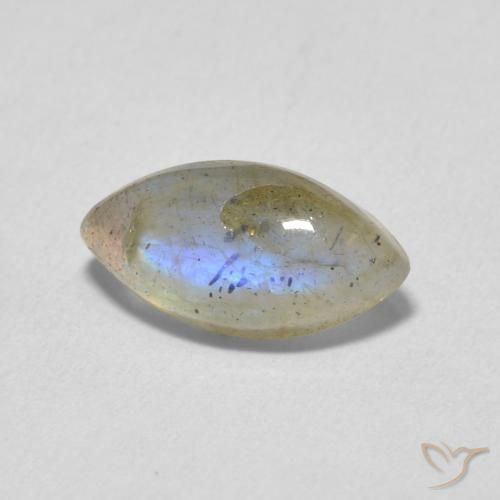 Labradorite Multicolore naturale da 2.52 ct, Taglio marquise, Traslucido