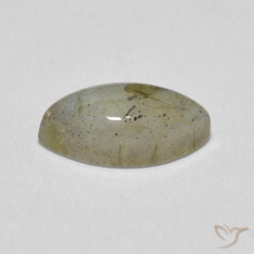 Labradorite Multicolore naturale da 2.52 ct, Taglio marquise, Traslucido