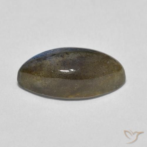 Labradorite Multicolore naturale da 4.98 ct, Taglio marquise, Traslucido