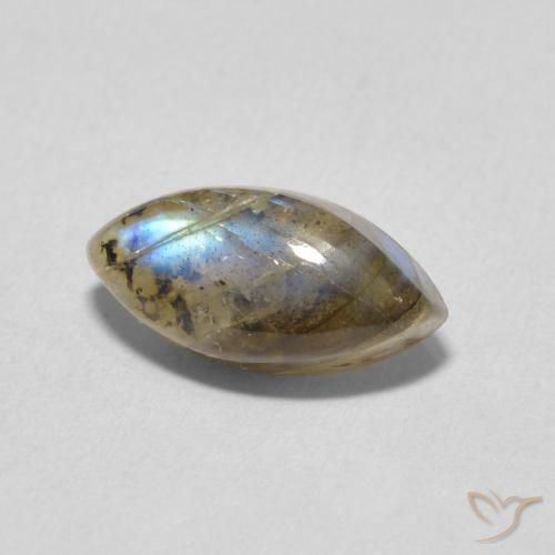 Labradorite Multicolore naturale da 2.46 ct, Taglio marquise, Traslucido