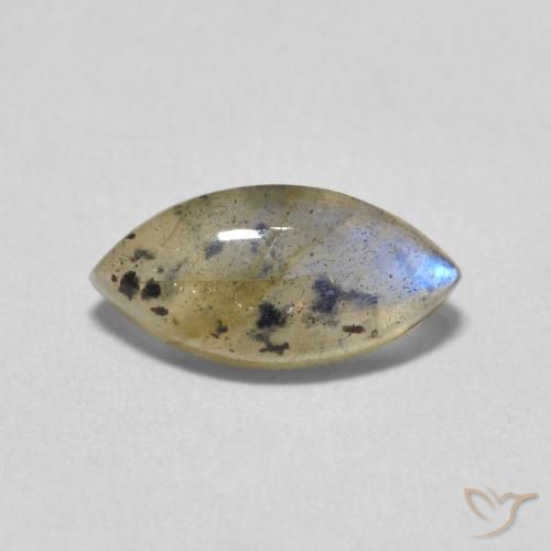Labradorite Multicolore naturale da 2.31 ct, Taglio marquise, Traslucido