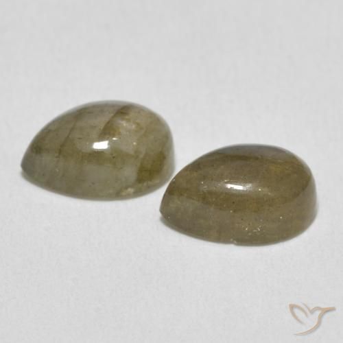 Gemme di Labradorite Multicolore naturale da 3.34 ct, Forma a pera, Traslucido
