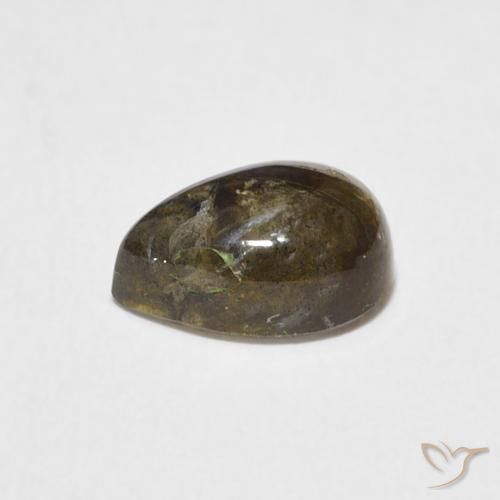 Labradorite Multicolore naturale da 1.69 ct, Forma a pera, Traslucido