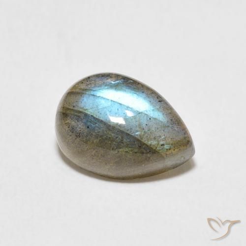 Labradorite Multicolore naturale da 2.78 ct, Forma a pera, Traslucido