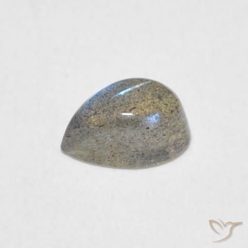 Labradorite Multicolore naturale da 0.51 ct, Forma a pera, Traslucido