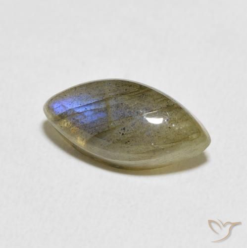 Labradorite Multicolore naturale da 3.69 ct, Taglio marquise, Traslucido
