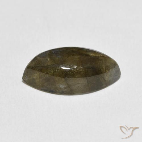 Labradorite Multicolore naturale da 5.28 ct, Taglio marquise, Traslucido