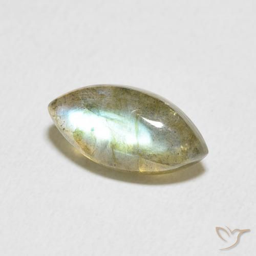 Labradorite Multicolore naturale da 2.54 ct, Taglio marquise, Traslucido