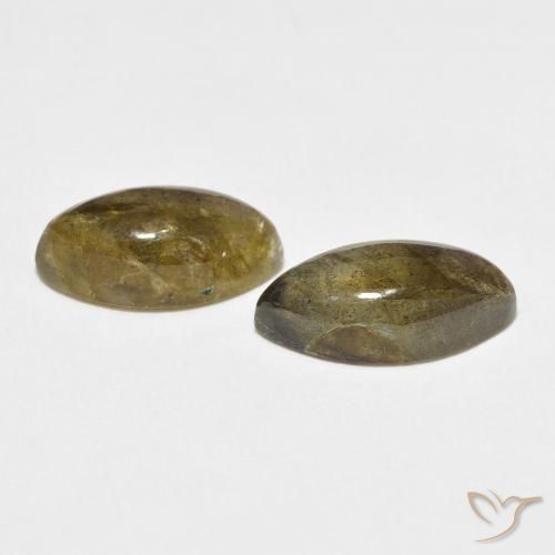 Gemme di Labradorite Multicolore naturale da 7.13 ct, Taglio marquise, Traslucido