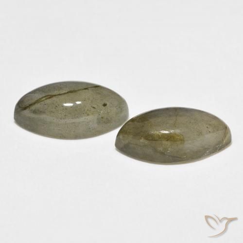 Gemme di Labradorite Multicolore naturale da 7.38 ct, Taglio marquise, Traslucido