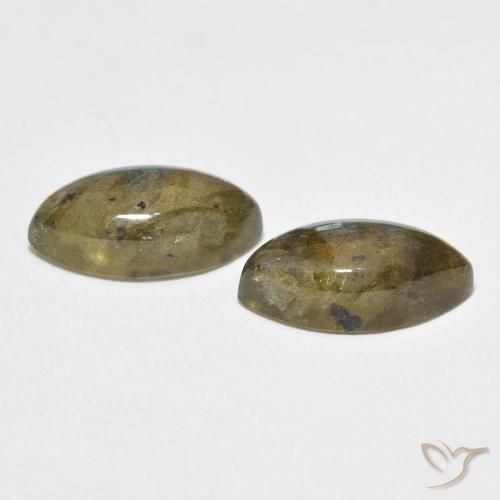 Gemme di Labradorite Multicolore naturale da 7.57 ct, Taglio marquise, Traslucido