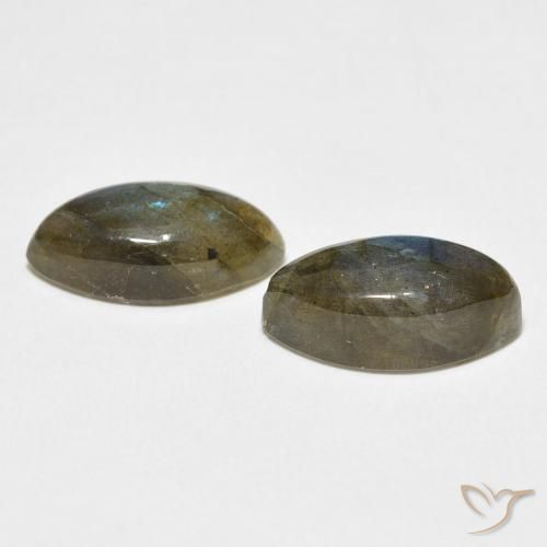 Gemme di Labradorite Multicolore naturale da 7.74 ct, Taglio marquise, Traslucido