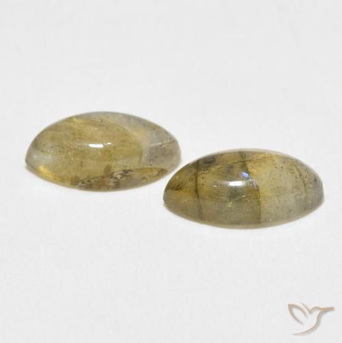 Gemme di Labradorite Multicolore naturale da 2.83 ct, Taglio marquise, Traslucido