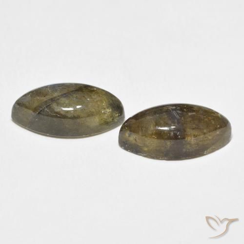 Gemme di Labradorite Multicolore naturale da 10.48 ct, Taglio marquise, Traslucido