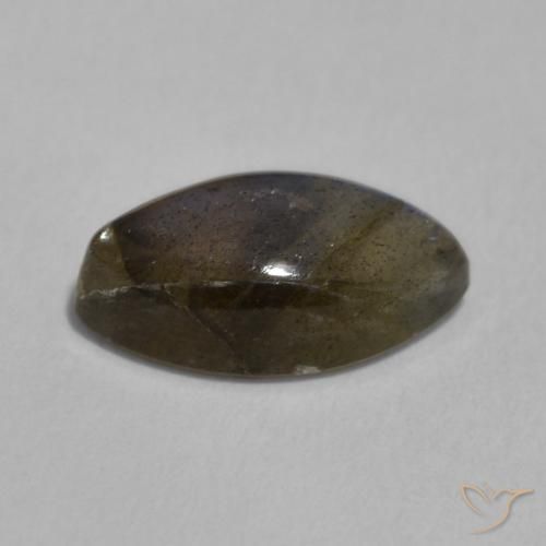 Labradorite Multicolore naturale da 2.25 ct, Taglio marquise, Traslucido