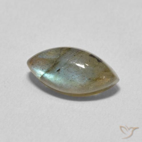 Labradorite Multicolore naturale da 2.71 ct, Taglio marquise, Traslucido