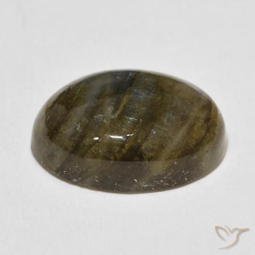 Labradorite Multicolore naturale da 12.94 ct, Ovale, Traslucido
