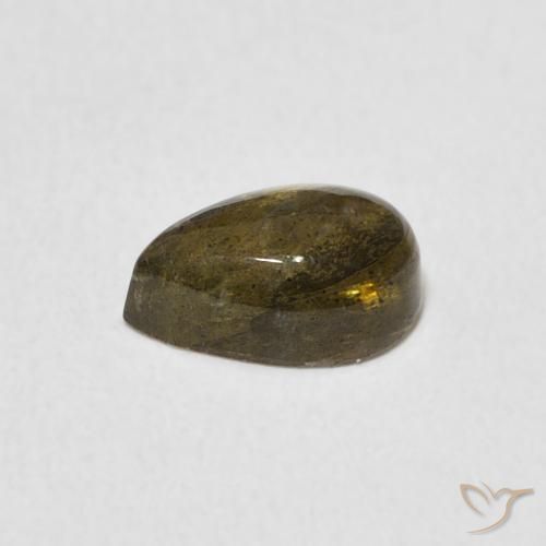 Labradorite Multicolore naturale da 1.12 ct, Forma a pera, Traslucido