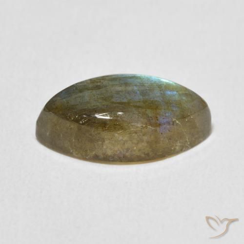 Labradorite Multicolore naturale da 5.32 ct, Taglio marquise, Traslucido