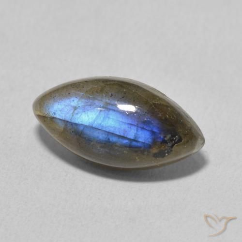 Labradorite Multicolore naturale da 5.25 ct, Taglio marquise, Traslucido