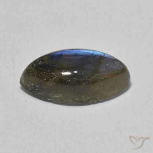 Labradorite Multicolore naturale da 5.25 ct, Taglio marquise, Traslucido