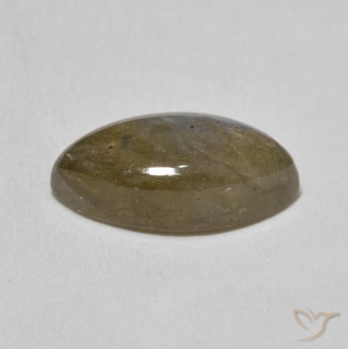 Labradorite Multicolore naturale da 5.13 ct, Taglio marquise, Traslucido