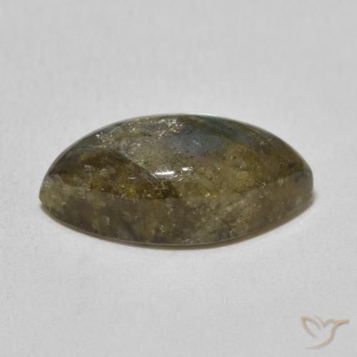 Labradorite Multicolore naturale da 5.31 ct, Taglio marquise, Traslucido