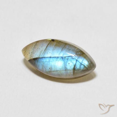 Labradorite Multicolore naturale da 3.58 ct, Taglio marquise, Traslucido