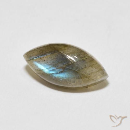 Labradorite Multicolore naturale da 5.51 ct, Taglio marquise, Traslucido