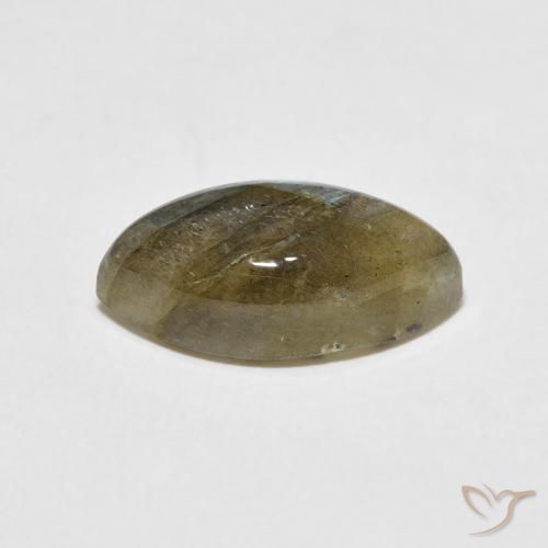 Labradorite Multicolore naturale da 5.51 ct, Taglio marquise, Traslucido
