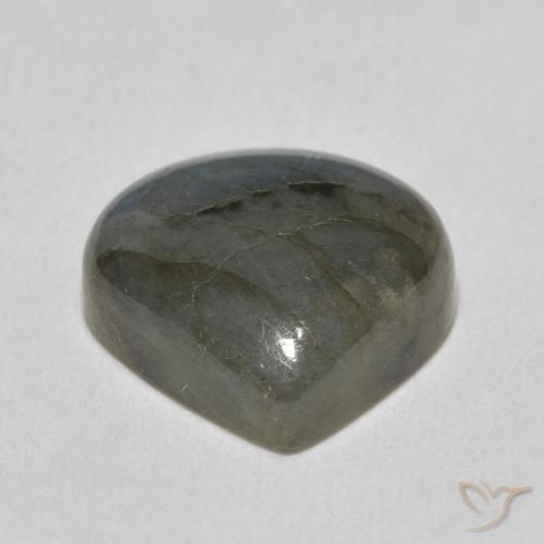 Labradorite Multicolore naturale da 6.93 ct, Forma a pera, Traslucido