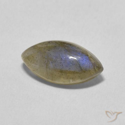 2.30ct Naturale Multicolore Labradorite, Taglio marquise, Traslucido