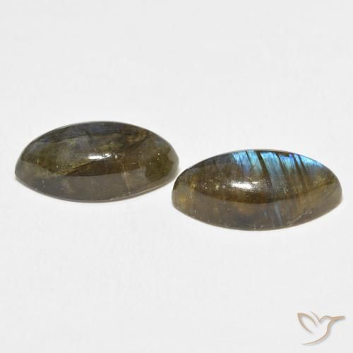 Gemme di Labradorite Multicolore naturale da 9.99 ct, Taglio marquise, Traslucido
