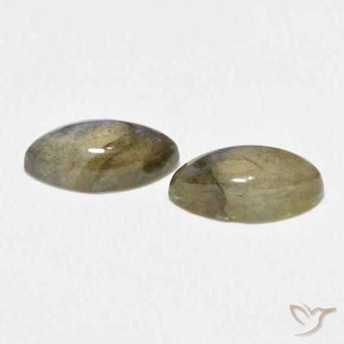 Gemme di Labradorite Multicolore naturale da 4.70 ct, Taglio marquise, Traslucido