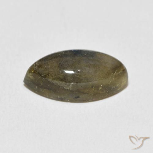 Labradorite Multicolore naturale da 5.45 ct, Taglio marquise, Traslucido