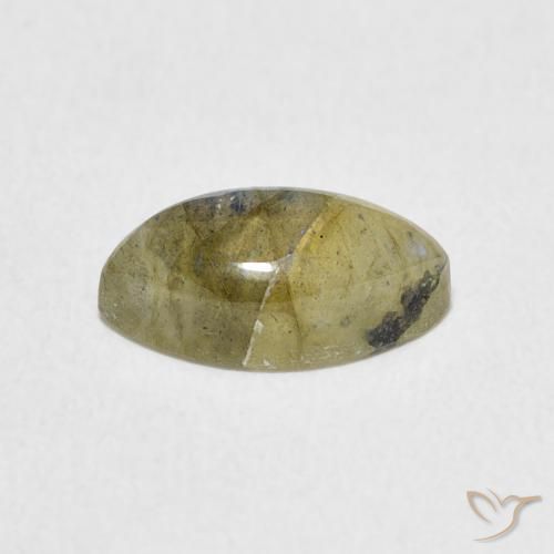 Labradorite Multicolore naturale da 1.59 ct, Taglio marquise, Traslucido