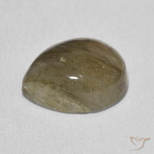 Labradorite Multicolore naturale da 3.66 ct, Forma a pera, Traslucido