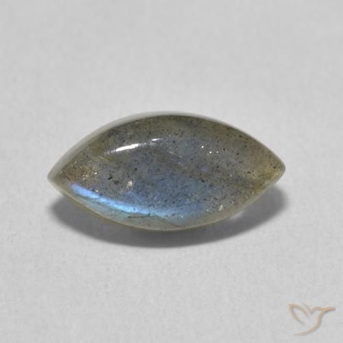 2.51ct Naturale Multicolore Labradorite, Taglio marquise, Traslucido