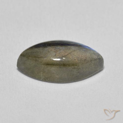 Labradorite Multicolore naturale da 3.78 ct, Taglio marquise, Traslucido