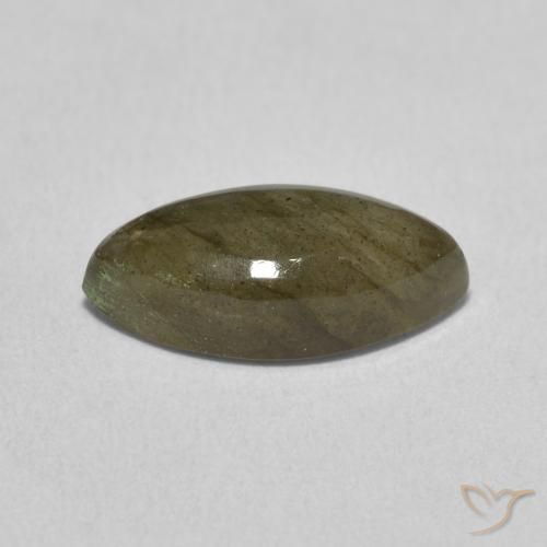 Labradorite Multicolore naturale da 3.30 ct, Taglio marquise, Traslucido