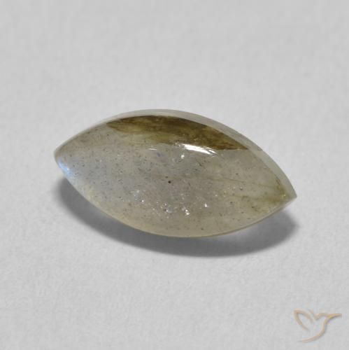 Labradorite Multicolore naturale da 2.43 ct, Taglio marquise, Traslucido