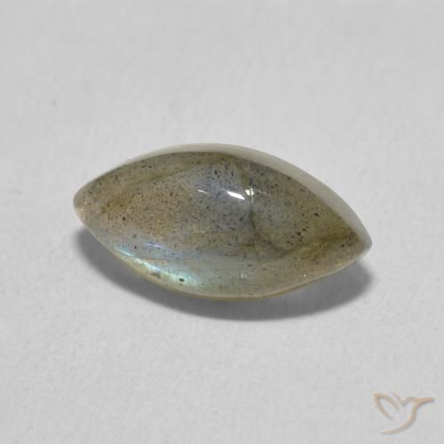 Labradorite Multicolore naturale da 2.35 ct, Taglio marquise, Traslucido