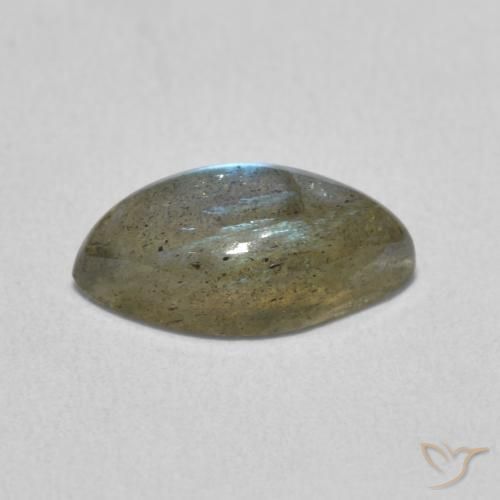 Labradorite Multicolore naturale da 2.35 ct, Taglio marquise, Traslucido