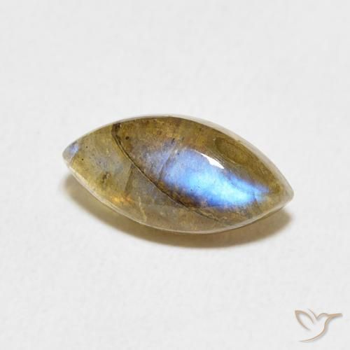 Labradorite Multicolore naturale da 2.51 ct, Taglio marquise, Traslucido
