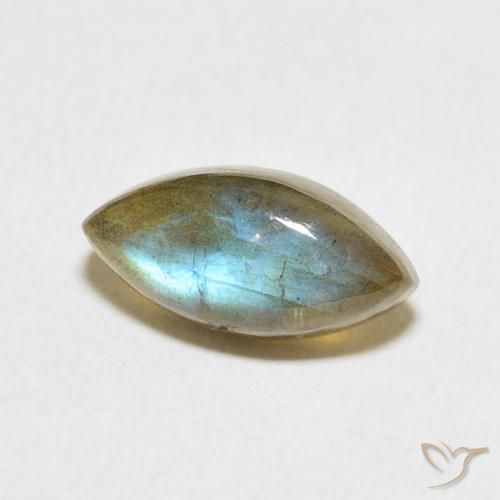Labradorite Multicolore naturale da 3.99 ct, Taglio marquise, Traslucido