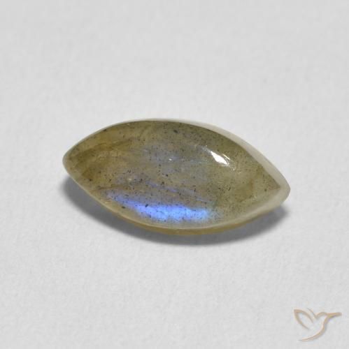 Labradorite Multicolore naturale da 2.55 ct, Taglio marquise, Traslucido